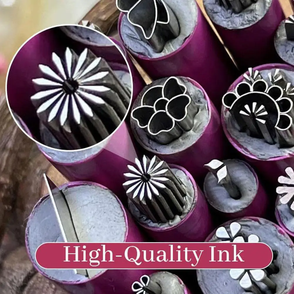 New Nail Art Stamp Pen Set Floral Butterfly Pattern Nail Graffiti Pen Flower Painting Drawing Nail Brush Stamp Pen Manicure Tool 3