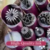 New Nail Art Stamp Pen Set Floral Butterfly Pattern Nail Graffiti Pen Flower Painting Drawing Nail Brush Stamp Pen Manicure Tool 3
