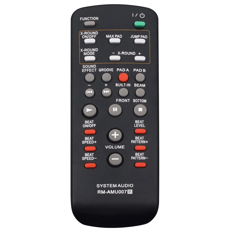 Control remoto de reemplazo RM-AMU007 compatible con el sistema de componentes Mini Hi-Fi de Sony FST-ZUX9 SS-ZUX9 LBT-ZUX9 HCD-ZUX9