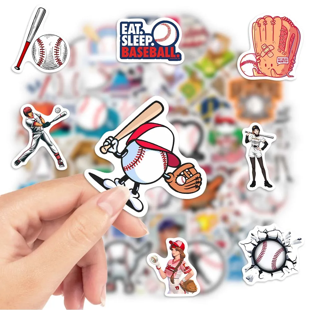 Baseball Stickers Cartoon DIY Toy Gift Decal Graffiti Stickers for Phone Laptop Bottles Scrapbook Kids Waterproof Sticker cartoon stickers decorative stickers stationery stickers cartoon sticker stationery supplies