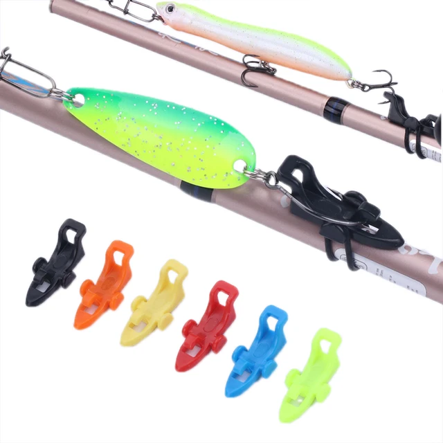 A Set Fishing Hook Keeper Lure Bait Holder with 3 Rubber Rings for Fishing  Rod Fishing Gear Portable Accessories Fixed Bait - AliExpress