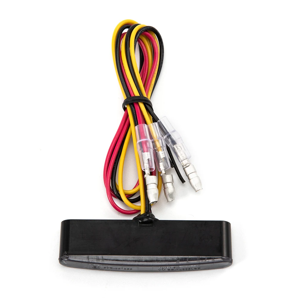 Evomosa Motorcycle Red Rear Tail Lamp 12V Mini 5 LED Stop Brake Light Universal for Motorcycle Scooter ATV Bike Cafe Racer Motor