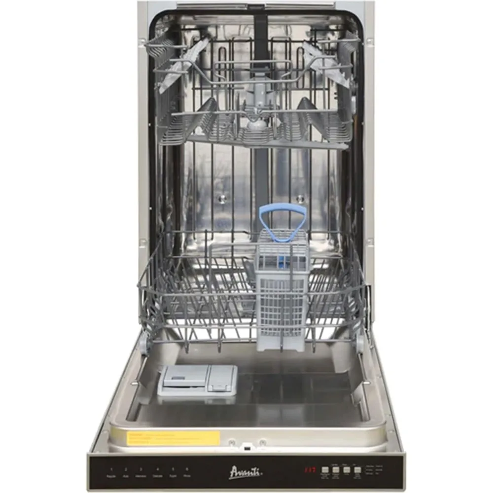 DWT18V3S Dishwasher 18-Inch Built in with 3 Wash Options and 6 Automatic Cycles, Stainless Steel Construction