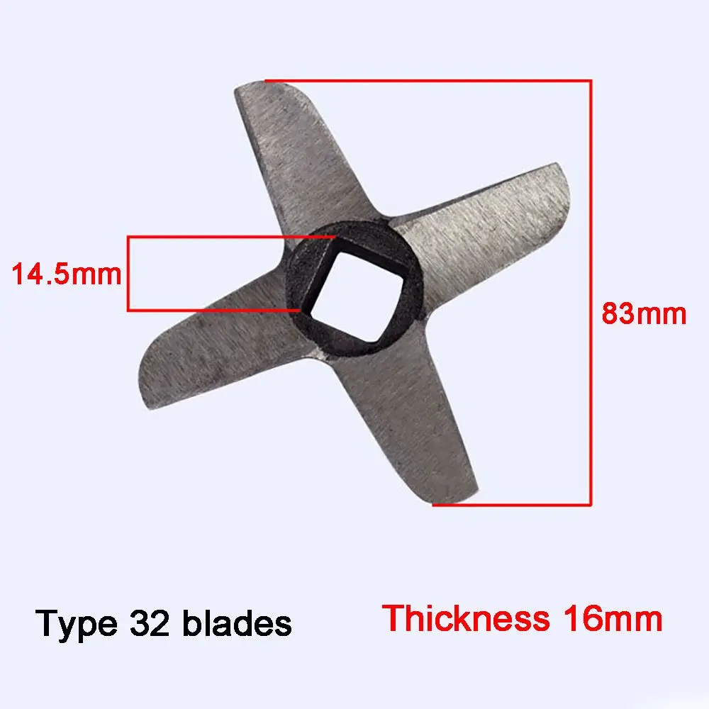 #32Type Replaceable Meat Grinder Plate Hole 3-20mm Meat Mincer Plate Perforated Strainer Manganese Steel Chopper Disc