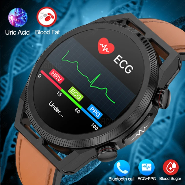 Xiaomi-reloj inteligente para hombre, dispositivo deportivo con ECG + PPG,  medidor de glucosa en sangre, temperatura corporal, presión arterial,  salud, novedad de 2023 - AliExpress