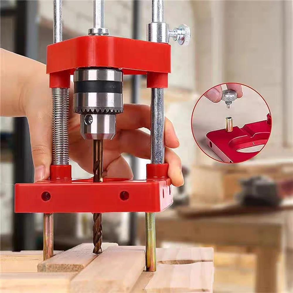 Electric Drill Hole Locator Adjustable Punch Hole Stand Holder drill locator
