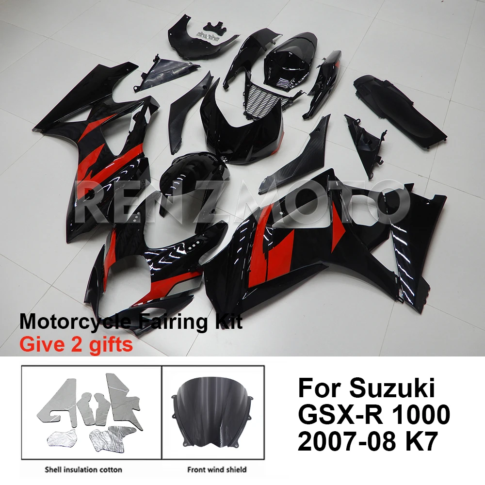 

Motorcycle Fairing Set Body Kit Plastic For Suzuki GSXR GSX-R 1000 2007-08 K7 Accessories Injection Bodywork S1007-115a