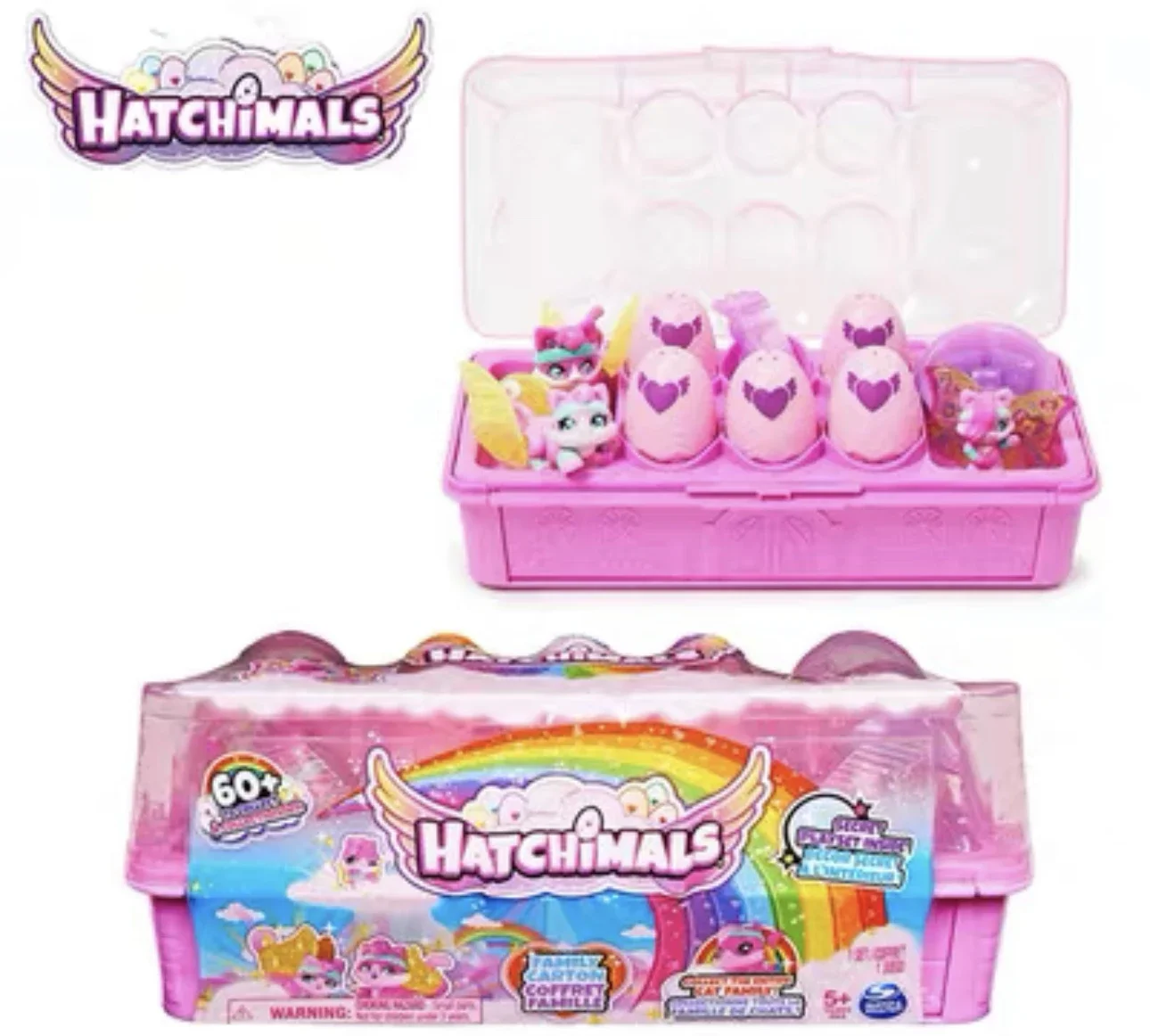HATCHIALS Alive, Set de Juego con Carrito de Juguete y 2 inifiguras HATCHIALS Alive, Set de Juego con Carrito de Juguete y 2 inifiguras