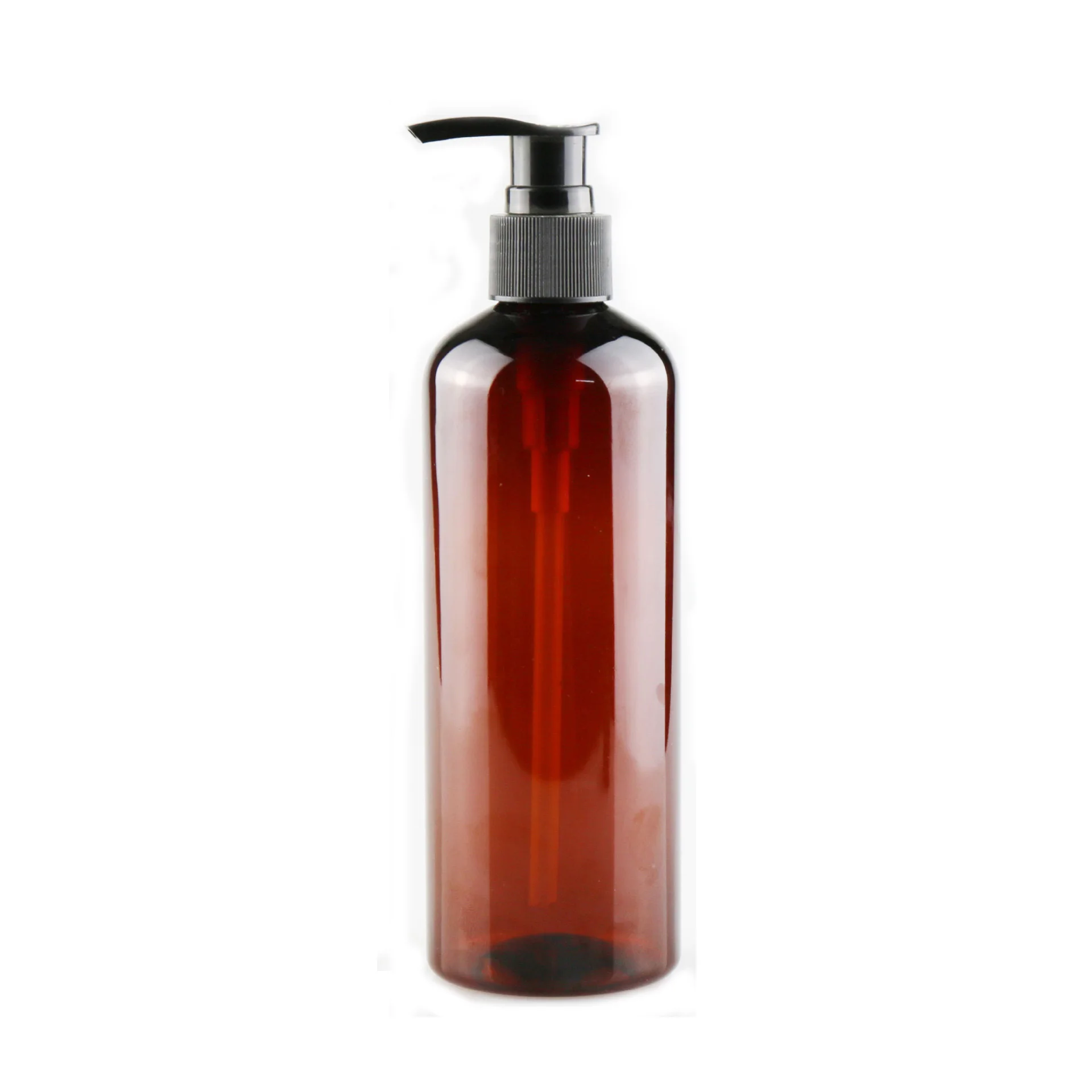 5pcs/Pack 100ml Amber&Browm Refillable Squeeze PET Plastic Portable Lotion bottle with pump sprayer