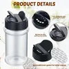 Transparent Seasoning Jars Reusable Large Empty Spice Condiment Storage Bottles Season Powder Containers Box for Kitchen Tools 6