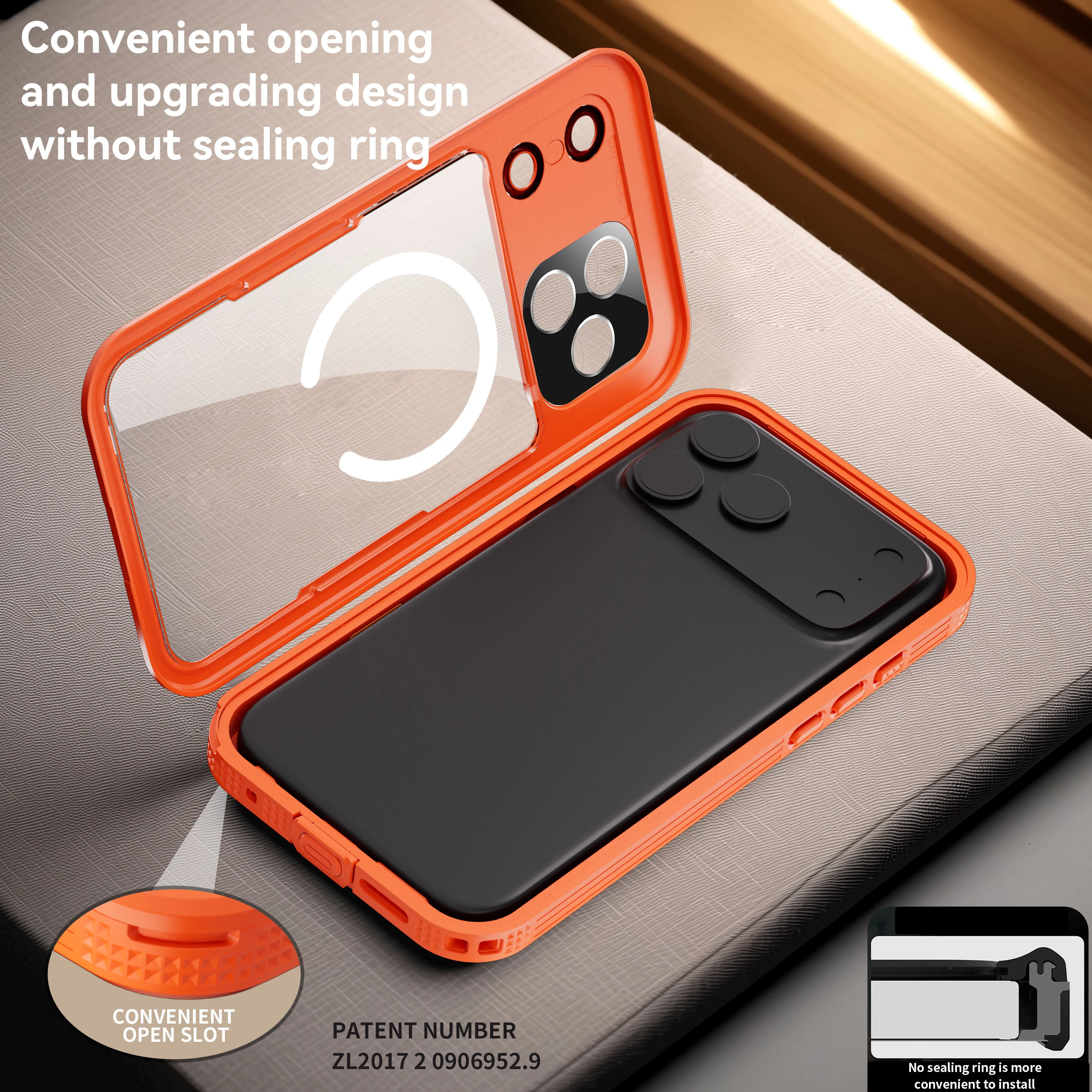 Shellbox IP68 Magnetic Waterproof Phone Case