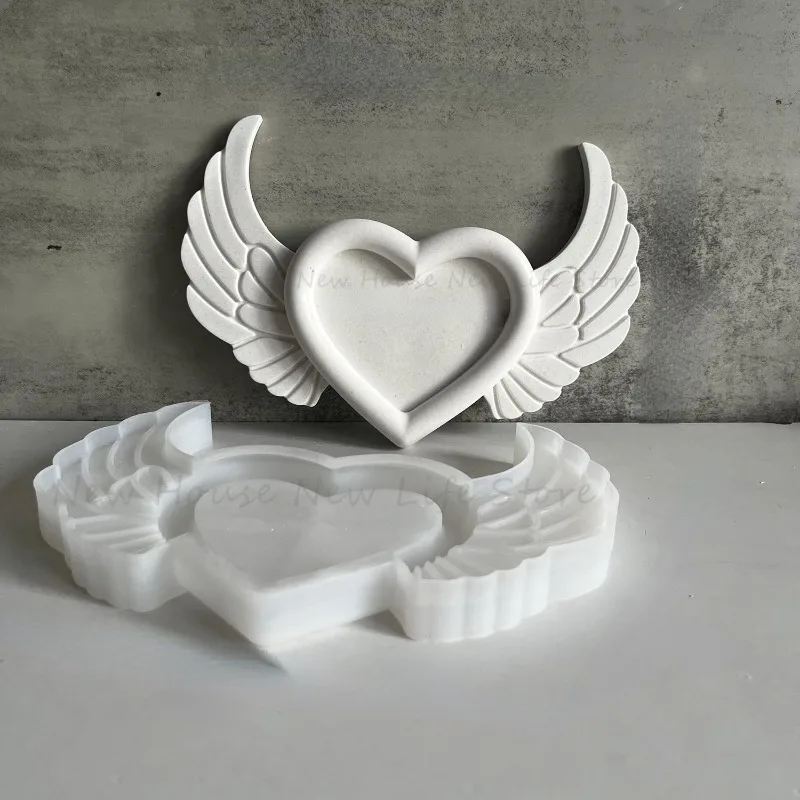 Silicone Mold Love Angel Wings Tray Four-leaf Clover Heart Tray