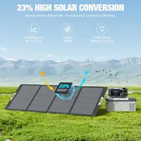 350W Portable Solar Panel for Power Station Foldable Solar Panel High-Efficiency Waterproof Solar Charger Power Backup 2