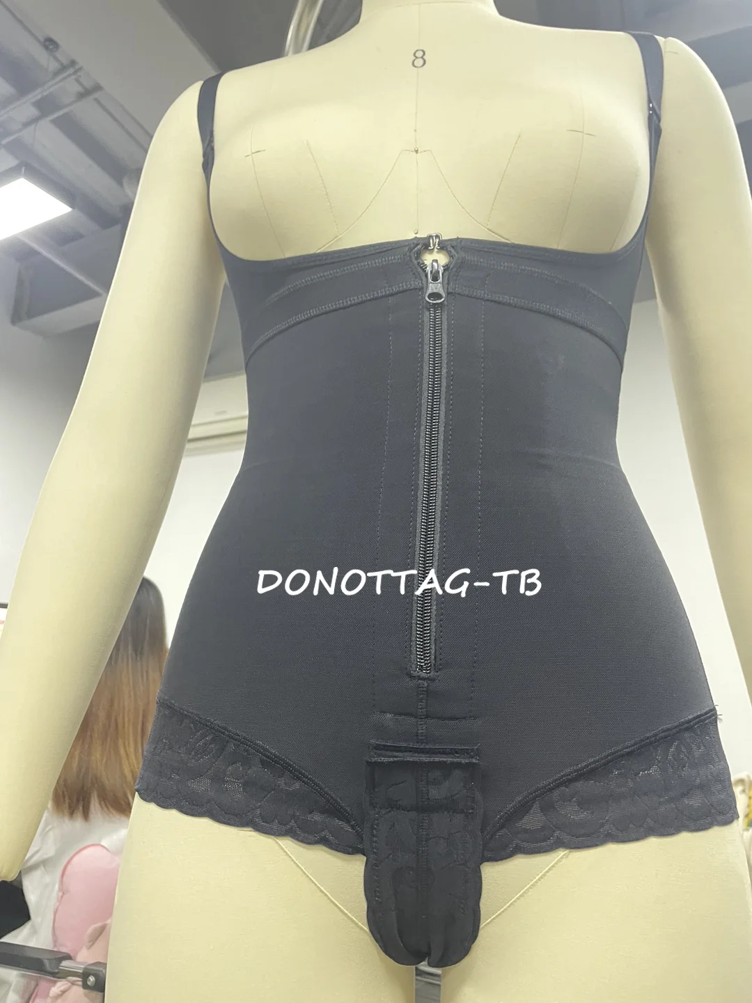 FajasColombianasWomensTriangleBodyShaperwearWithZipperHip