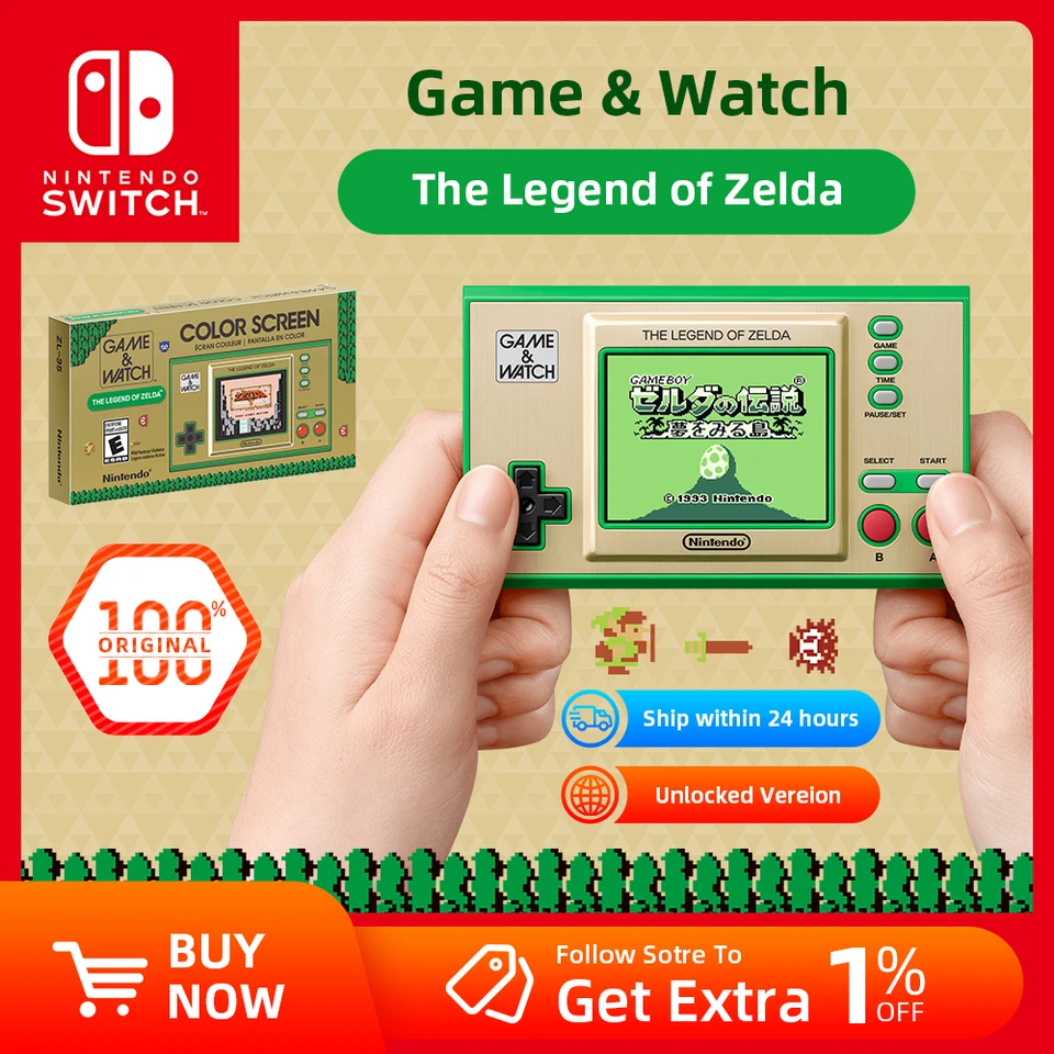 Nintendo Game & Watch The Legend of Zelda 3 Series Defining Games