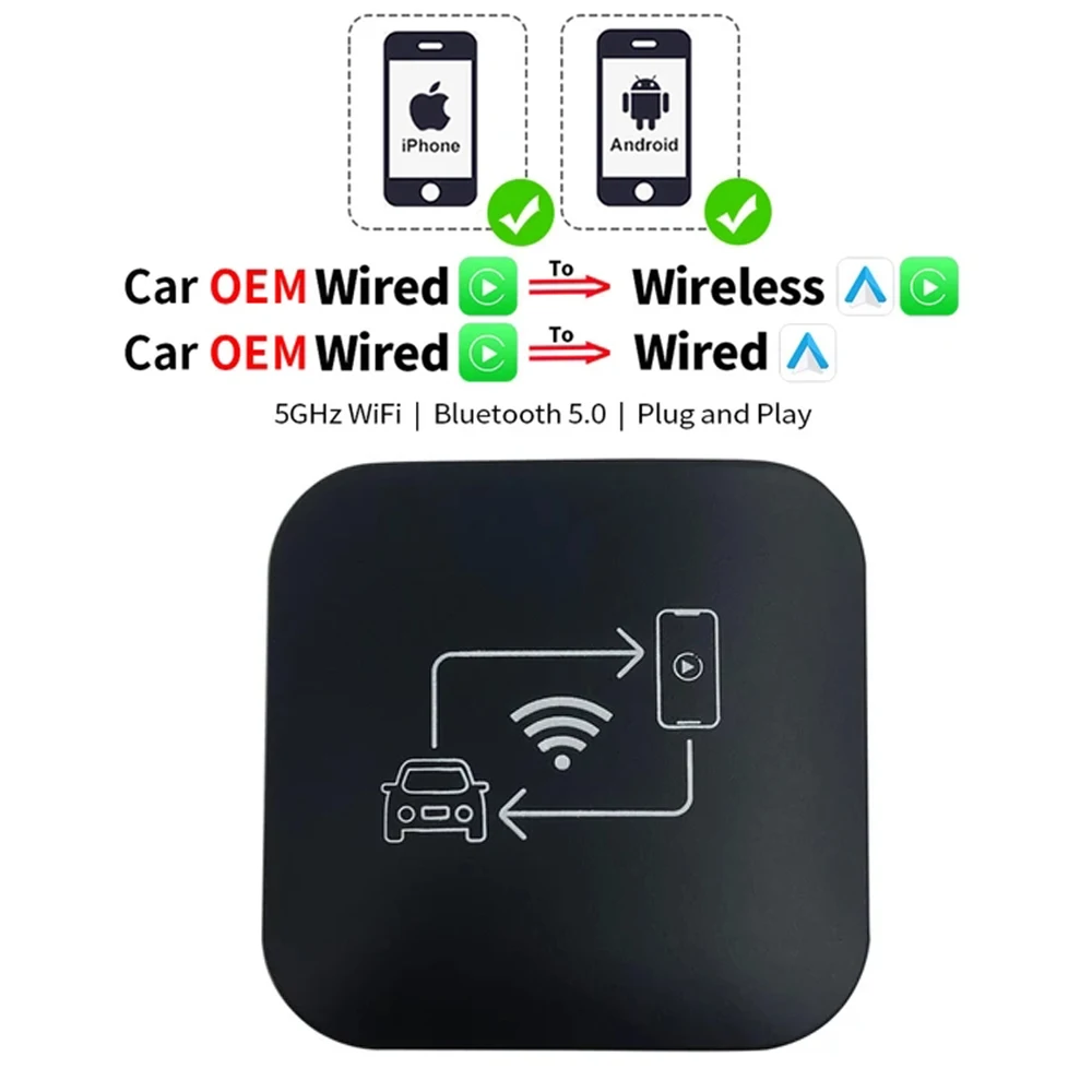 MiniCarplayAutoBoxForAudiBMWMercedesFordOpelSkodaDongle