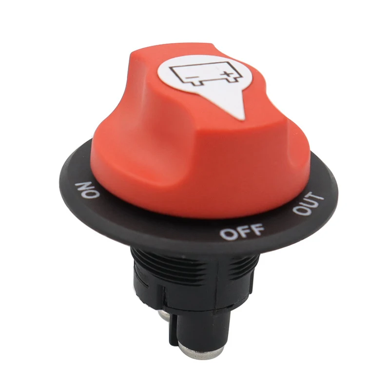 Car Battery Rotary Disconnect Switch Truck Marine Boat RV Safe Cut Off Isolator Power Disconnecter Auto Accessories