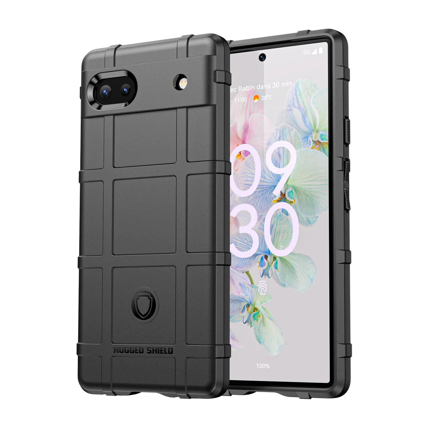 Armor Shield Soft Silicone Back Cover with Anti-Knock Protection and Matte Finish