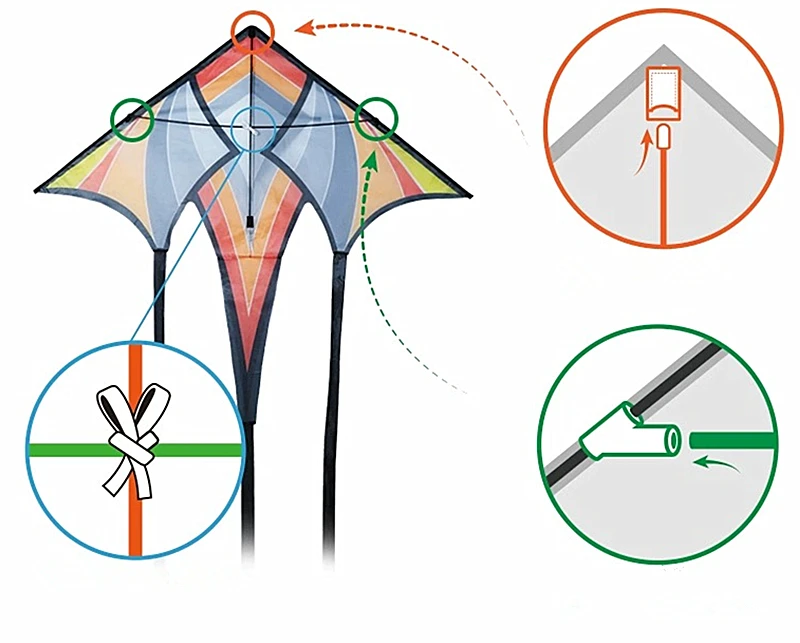 free shipping flying blades giant outdoor games colorful flying kites windsurfing shield kite outdoor fun eagle kite parachute 4