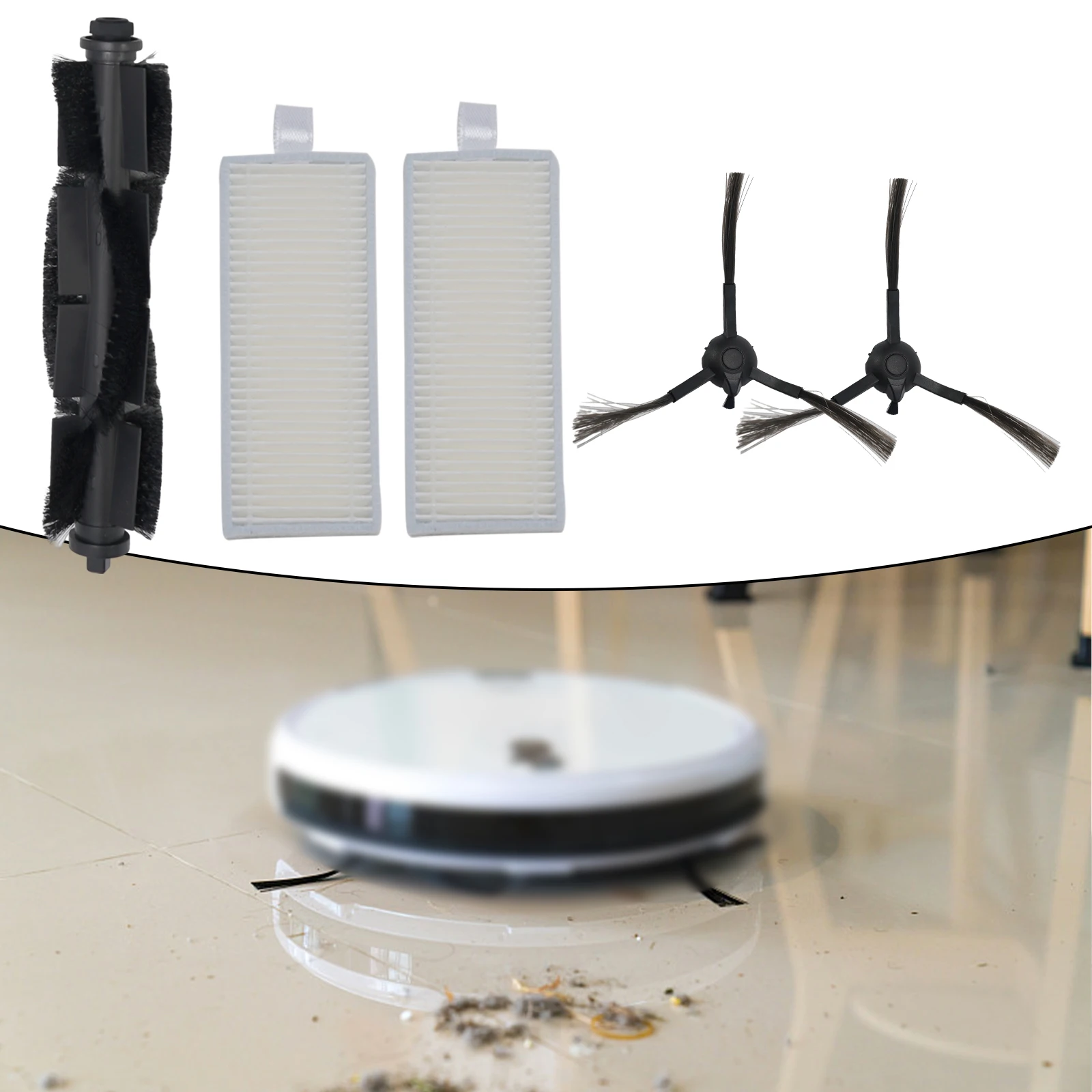 

Filters Side Brushes Parts Sweeper Accessories Attachment Floor Cleaning Vacuum Cleaner For Tapo RV30 RV10 New