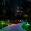 Solar Garden Lights Solar Outdoor Lights Waterproof 7 Color Changing Double Jellyfish and Star Solar Flower Lights for Yard 5