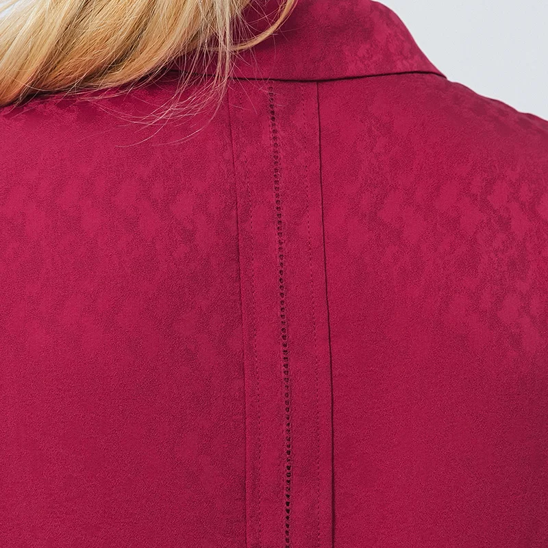 Рисунок 5 - Шелковая жаккардовая рубашка-поло с темным принтом