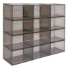 12-Pack Stackable Shoe Boxes, Transparent Acrylic for Sneakers, High Heels, Boots, Dust-Proof, Space-Saving Design 4