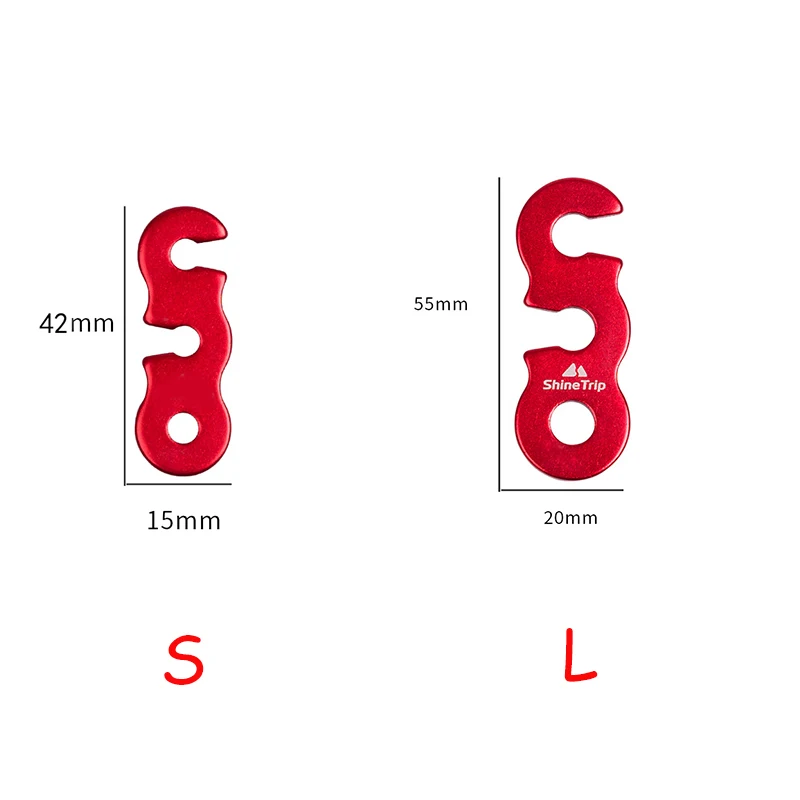 Camping Tent Accessories Adjustable Tent Rope Buckle S-type Tensioner Fastening Kit Outdoor Camping Tent Fixed