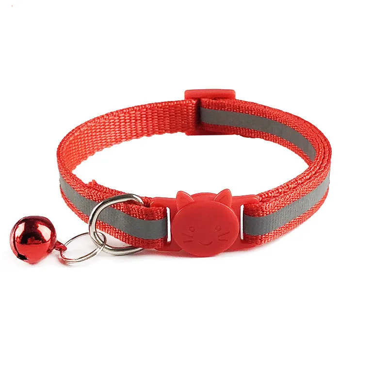 12PCS Safety Break away Cat Collar Kitten Small Cat Reflective Quick Release 5