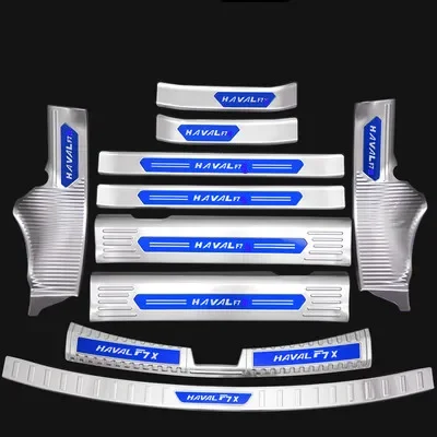 

For Haval F7X 2019-2021 High-quality stainless steel threshold guard Trunk threshold guard anti-scratch car accessories