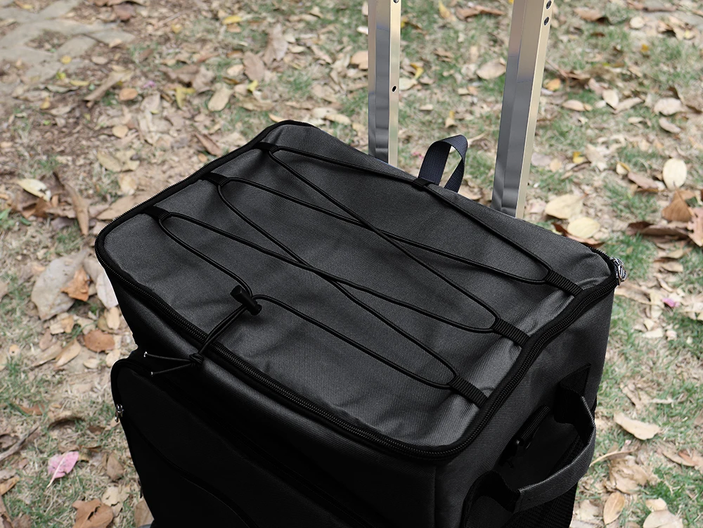 40L zusammenklappbare rollende Kühltasche mit Rollengriff, große isolierte Eistruhe, Camping, Picknick, Reisen, Outdoor, Grillen, Lebensmittelaufbewahrung – Detail 34