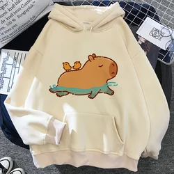 Capybara hoodies women vintage harajuku sweat y2k 90s clothes women harajuku Hood