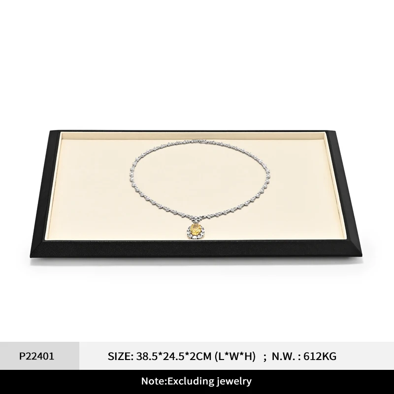 Luxury Jewelry Display and Storage Leather Tray