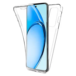 360 Full Body Silicone PC Hybrid Schokbestendige Telefoonhoes - Dual Layer Duidelijke Cover