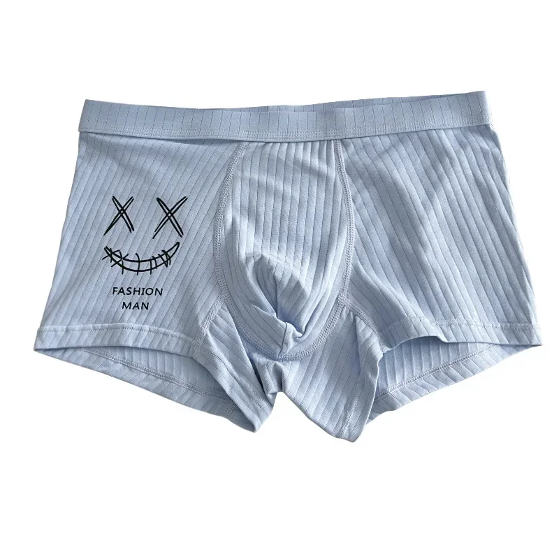 3Pcs/Men's Underwear Fashion Underwear High Stretch Boxer Shorts Breathable Soft Men's Shorts Comfortable Plus SizeL-3XL