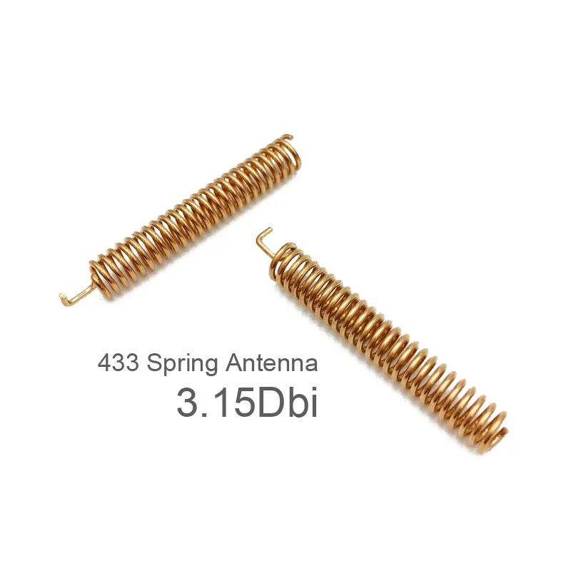 433Mhz Built-In Antenna 0.8MM Wire Diameter Phosphor Copper 3.15Dbi Internal PCB Spring 433Mhz Coil Antennas