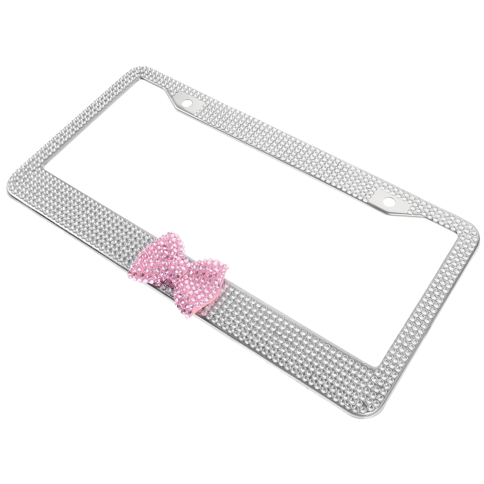 

License Plate Frame Car Licenses Covers Holders Automotive Tag Imitation Rhinestone Supply US Number