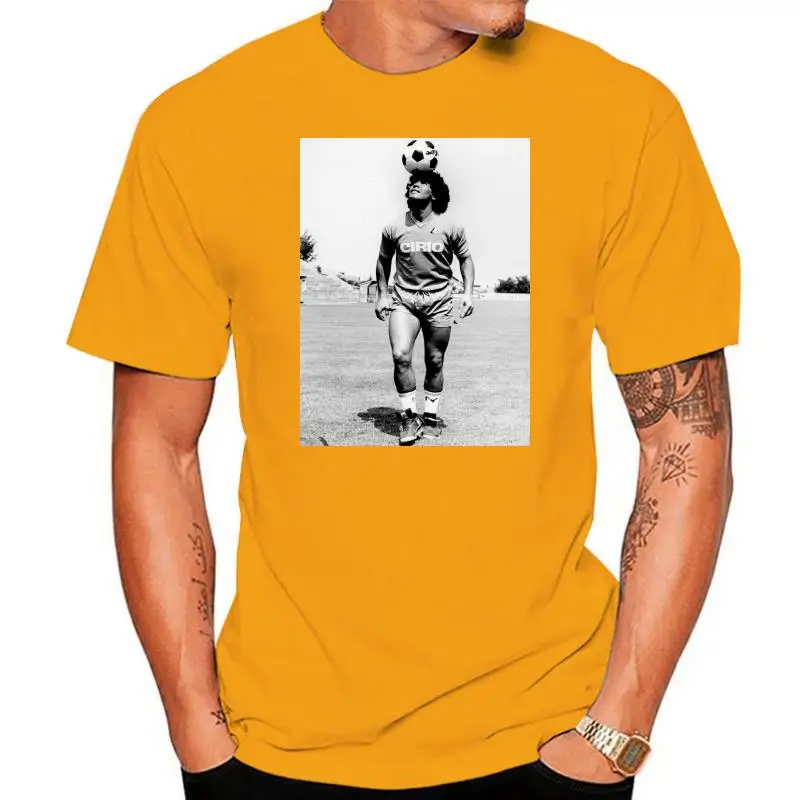 T-Shirt Maglia Diego Armando Maradona Napoli Calcio Vintage Anni 80 S-M-L-Xl T-Shirt Slim Fit