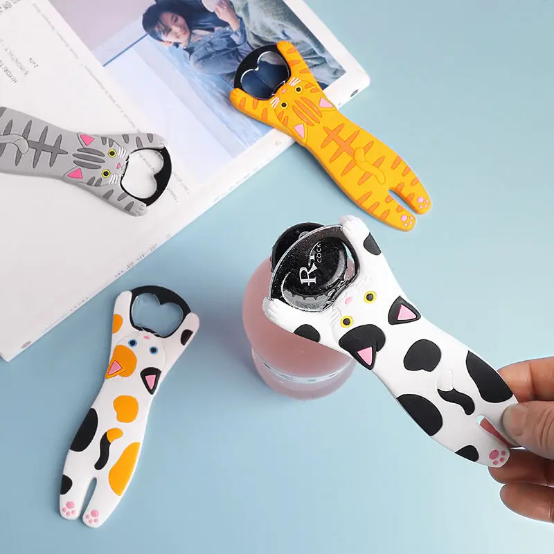 Magnetic Refrigerator Beer Bottle Opener Cute Cat Shape Bar Accessories Kitchen Tool Multifunctional Bottle Opener_voghion.com