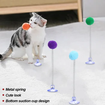 Fur Ball Cat Spring Toy 1