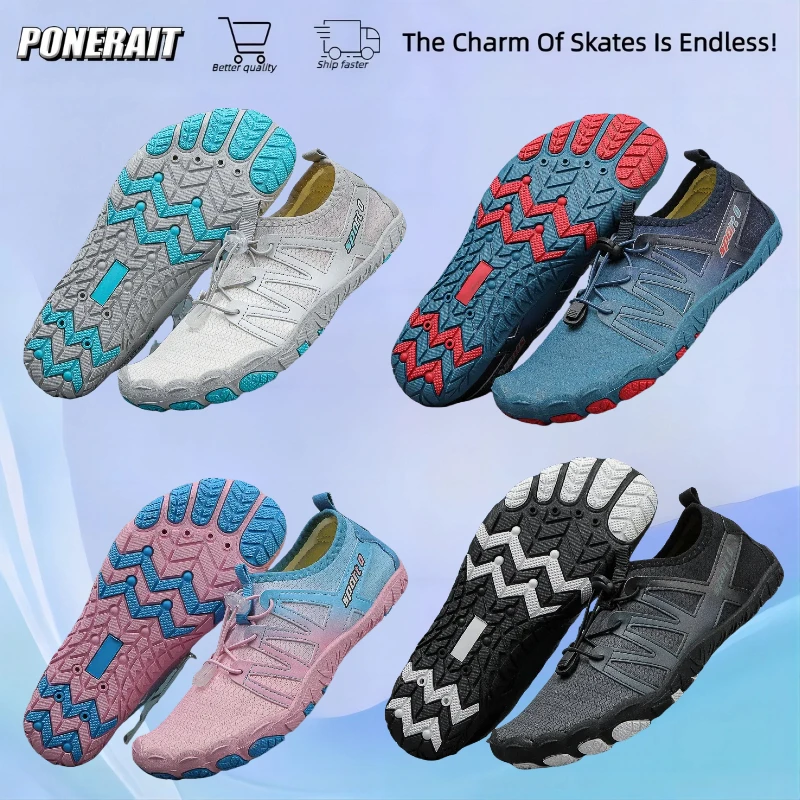Summer Outdoor Beach Sandals Waterproof Sneakers Men Women Barefoot Shoes  Diving Swimming Fitness Breathable Slippers for Water
