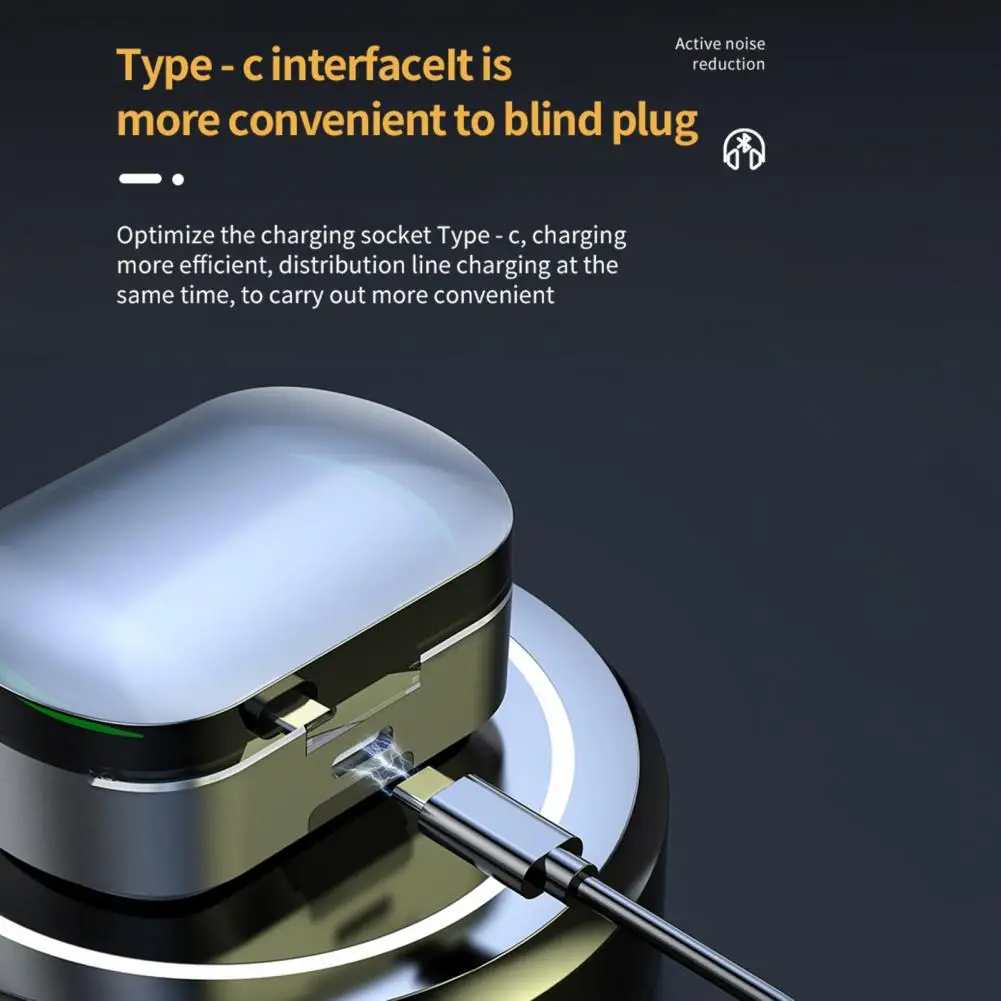 

Wireless Headsets 1 Set Universal Bluetooth-compatible 5.3 42db Sensitive IPX5 Waterproof Wireless Headsets for Daily Use