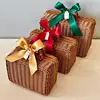 Imitation Rattan Storage Box Decorative Suitcase with Handle for Everyday Use Gifts Handcase 26X17X11cm 30x20x13cm 35x24x12cm 2