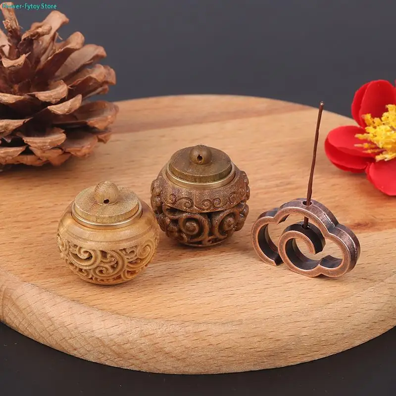 

1pc Dollhouse Miniature Incense Burner Model Furniture Accessories For Doll House Decor Kids Play Toys