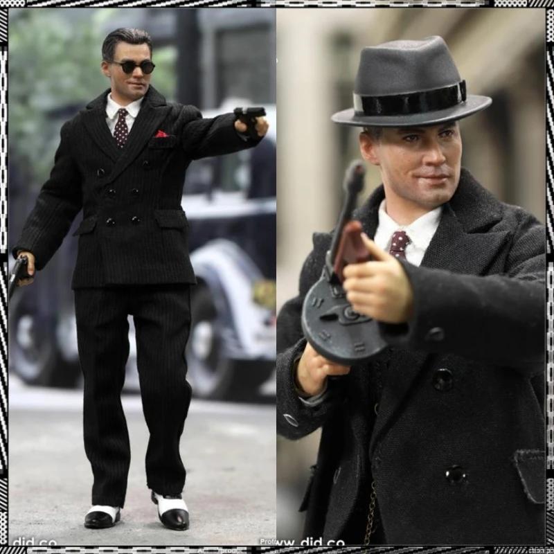 

DID XT80008 1/12 Scale Collectible Chicago Gangster John Figure Model 6'' Palm Hero Series Male Soldier Action Figure Doll Full