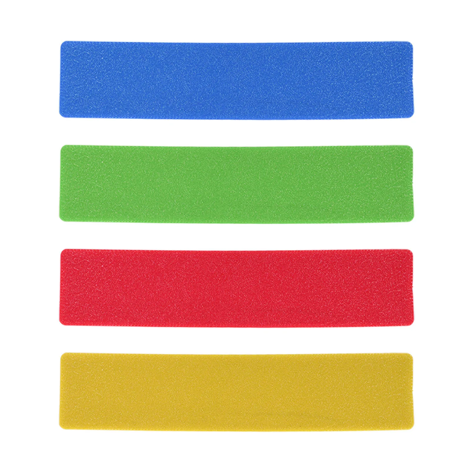 10pcs Tennis Court Marker Good Toughness Court Line Marker Bright Color Rectangular Flat Sign Sticker for Basketball