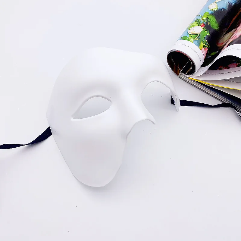 Halloween Costume Party Masquerade Male Masquerade Half Face Adult Phantom Of The Opera Retro Prince One-eyed Mask
