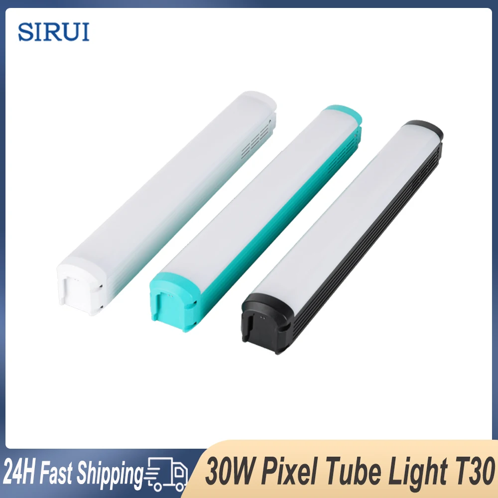 

SIRUI 30W Pixel Tube светильник T30 светодиодный Video светильник Handheld Tube Stick Photography Lighting APP Control for Tiktok YouTube