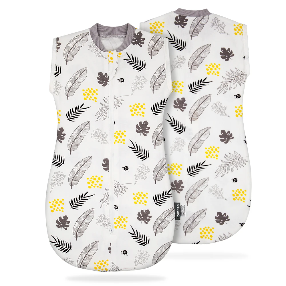 Baby Sleeping Bag 100% Cotton Diaper Cocoon Envelope For Newborns Zipper Sleep Sacks Printed Dandelion Bedding Accessories 2