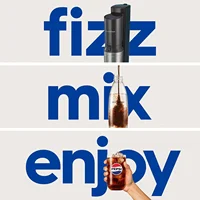 Aqua Fizz Sparkling Water Maker Bundle (Black), with Co2, Glass Carafes, & bubly drops Flavors 2